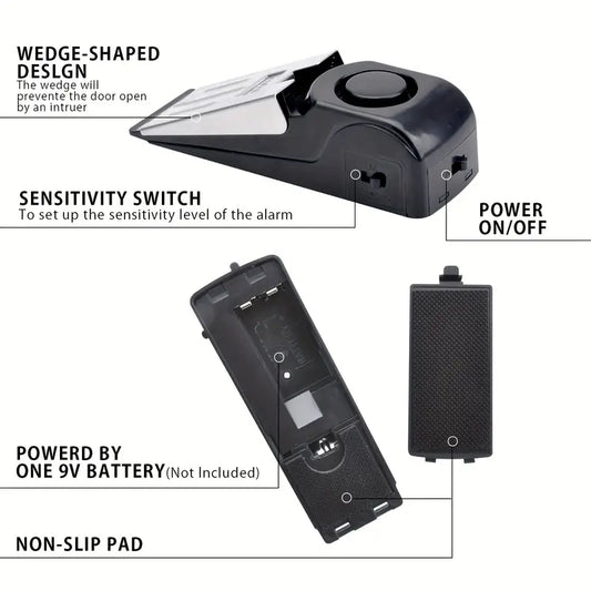 2pcs Door Stop Alarm