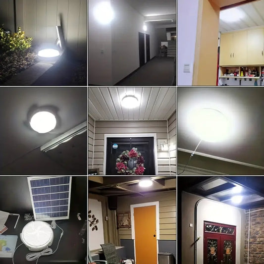50 LED Solar Outdoor Wall Light