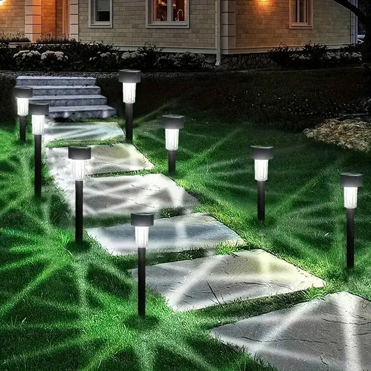 10pcs Outdoor Solar Path Lights