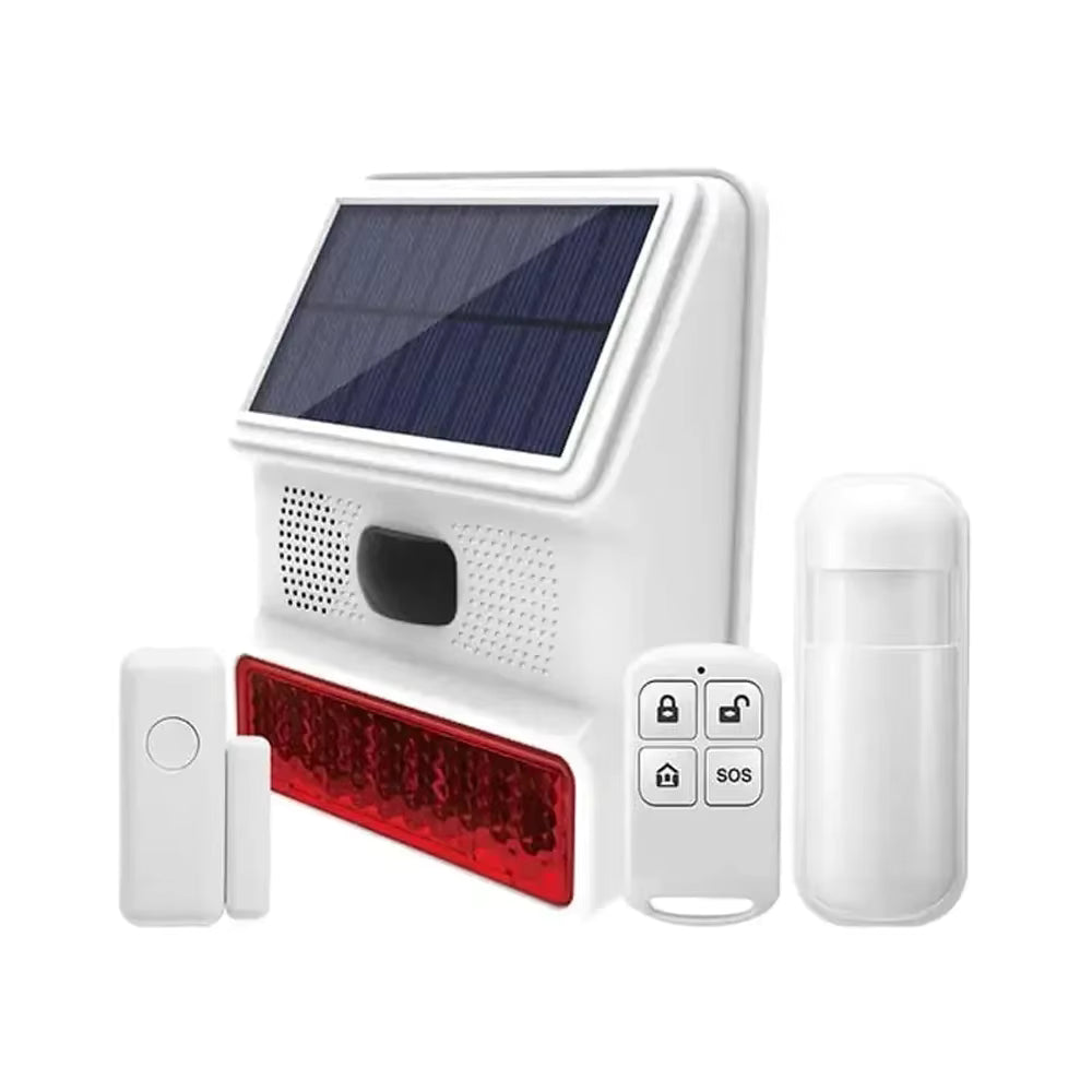 EcoVision 433MHz Solar Wireless Outdoor Alarm