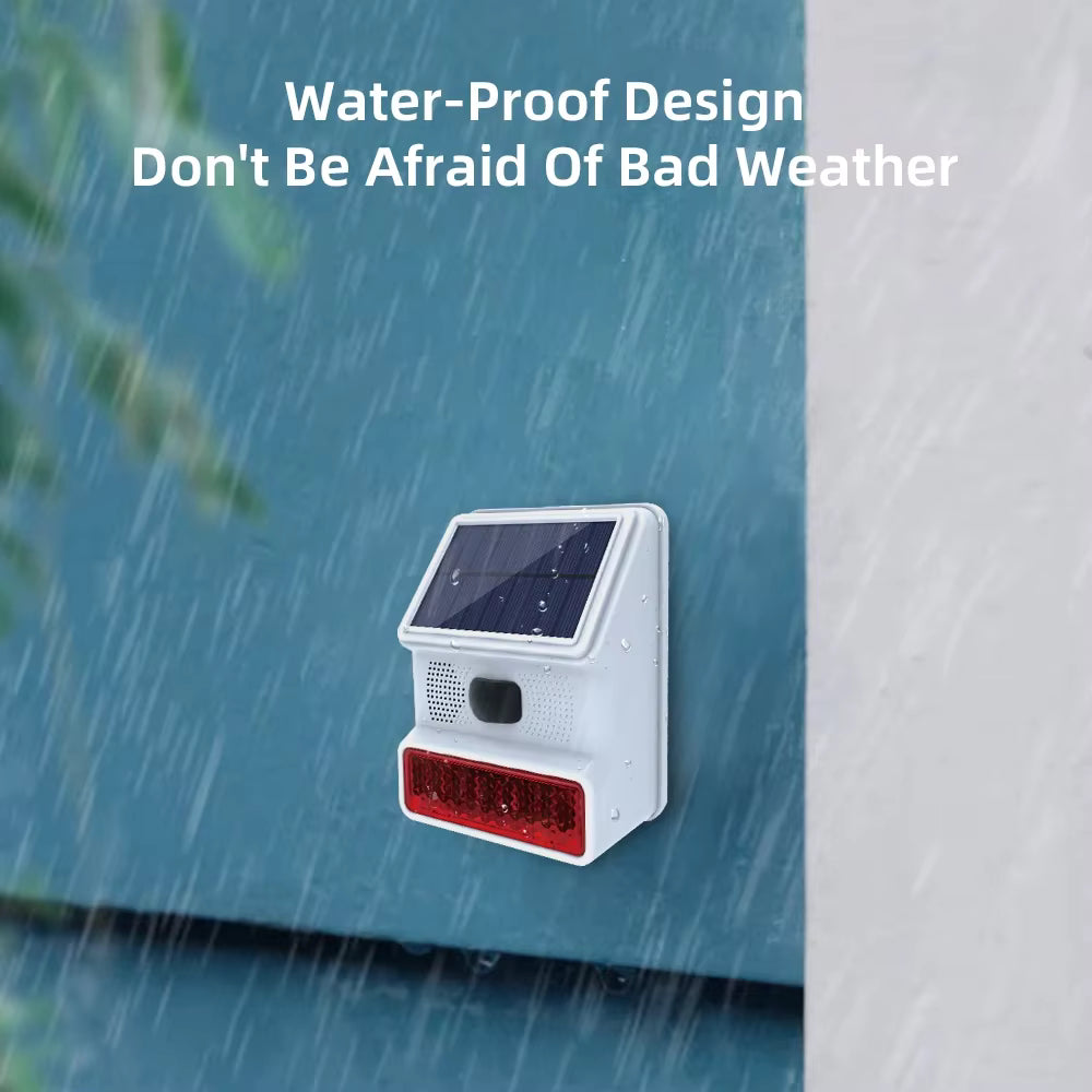 EcoVision 433MHz Solar Wireless Outdoor Alarm
