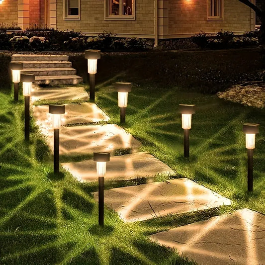10pcs Outdoor Solar Path Lights