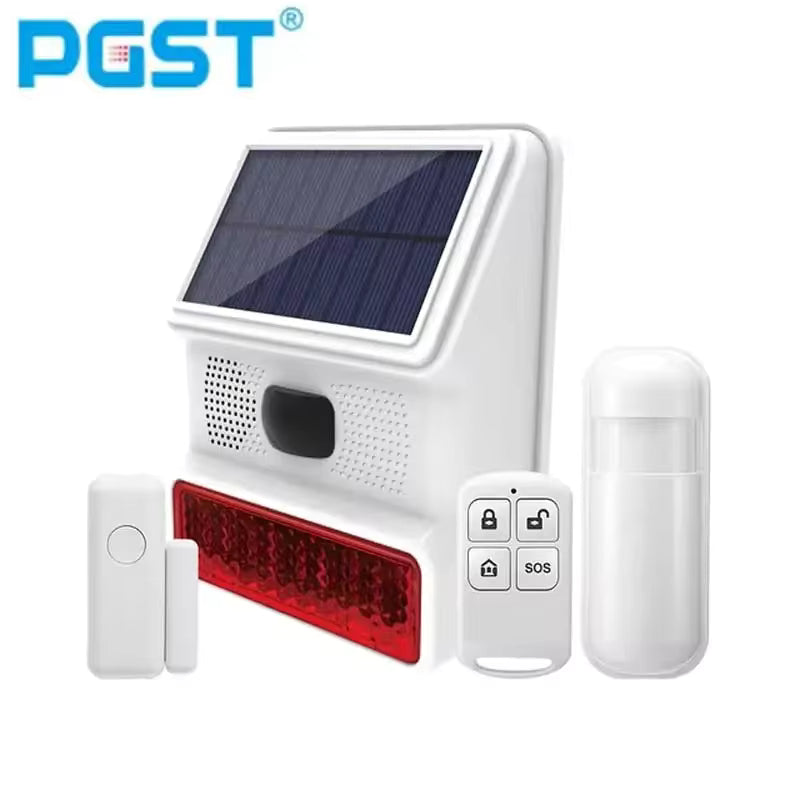EcoVision 433MHz Solar Wireless Outdoor Alarm
