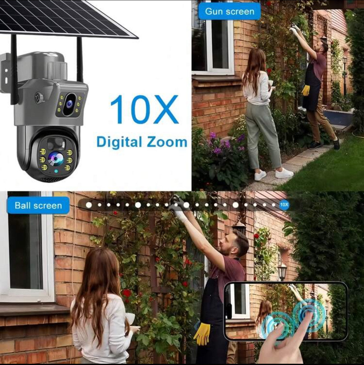 ECO Pro 10x Zoom 4K Solar Camera
